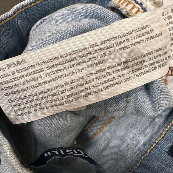 Hollister Size 28 x 30 Blue Light Wash Advanced Stretch Super Skinny Jeans - Picture 13 of 14